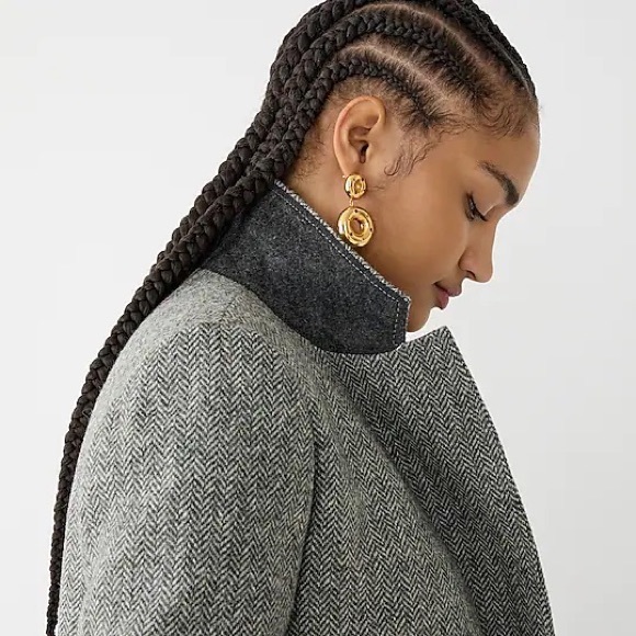 J. Crew Bristol blazer in graphite herringbone wool - Picture 4 of 12